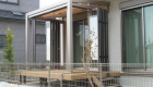 愛知県岡崎市の新築エクステリア;庭とお部屋をつなげるガーデンルームが演出するくつろぎ空間