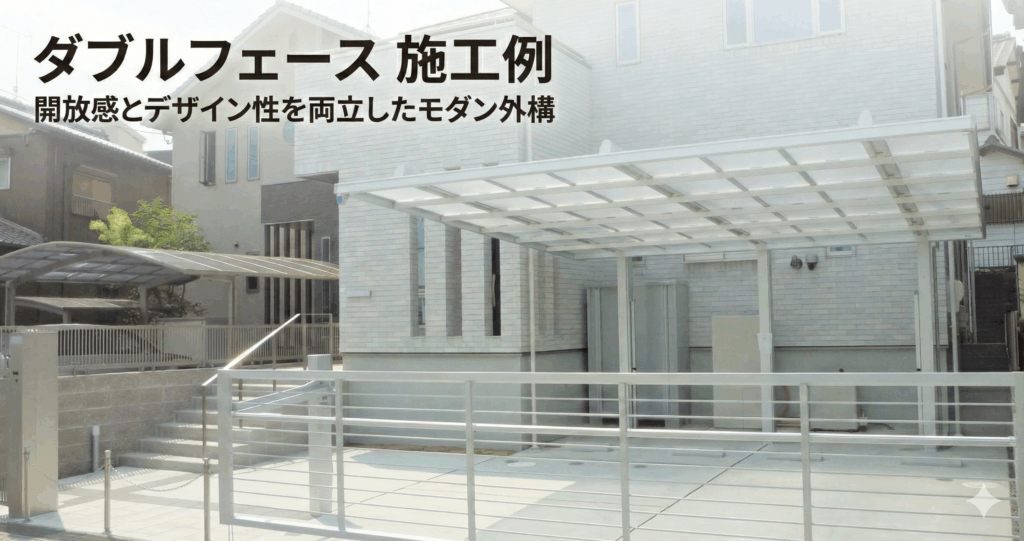 ダブルフェースの施工例