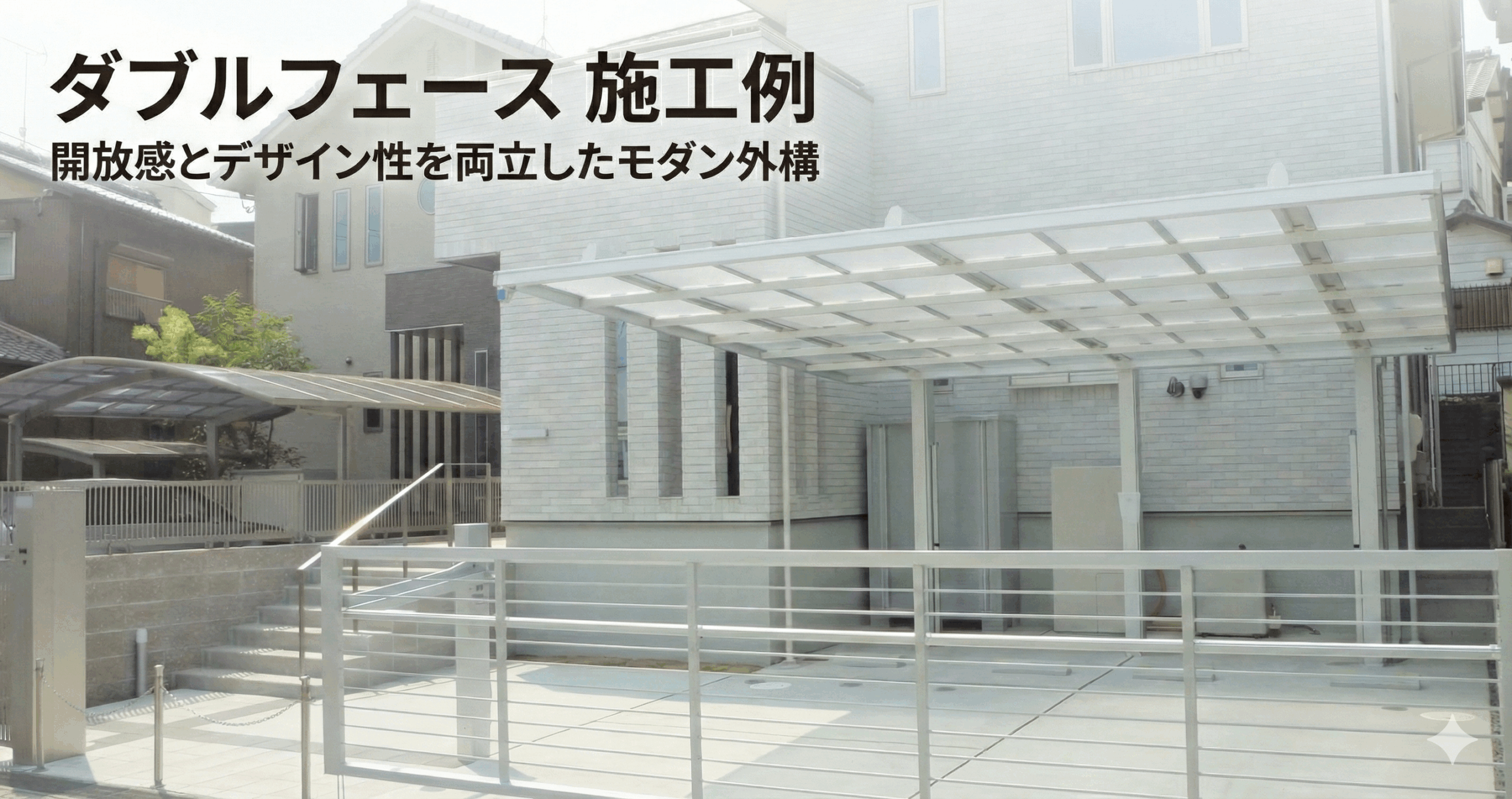 ダブルフェースの施工例