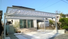愛知県岡崎市の新築エクステリア;ホワイトで統一された清楚なナチュラルモダン外構