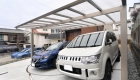 愛知県岡崎市の新築エクステリア;スタイリッシュなステンカラーのカーポート