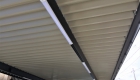 愛知県豊田市の新築エクステリア：遮光性の高いガルバリウム鋼板の屋根