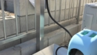 高浜市の新築エクステリア：駐車場側の1口タイプの立水栓