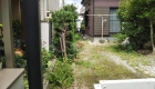 愛知県高浜市のリフォーム外構：リフォーム前のうっそうとしたお庭