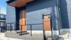 愛知県蒲郡市の新築エクステリア：トータルの高さを考え計画した玄関ポーチ