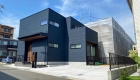 愛知県蒲郡市の新築エクステリア：全面コンクリート打ちの駐車場