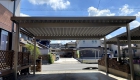 愛知県高浜市のリフォーム外構：夏の紫外線対策にも効果的なセッパンカーポート