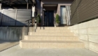岡崎市の外構リフォーム：間口を広げた玄関アプローチ