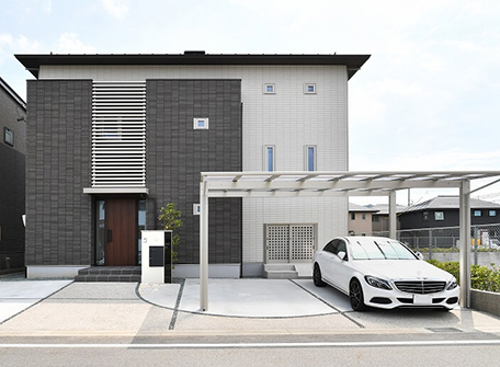 幸田町の新築外構施工画像