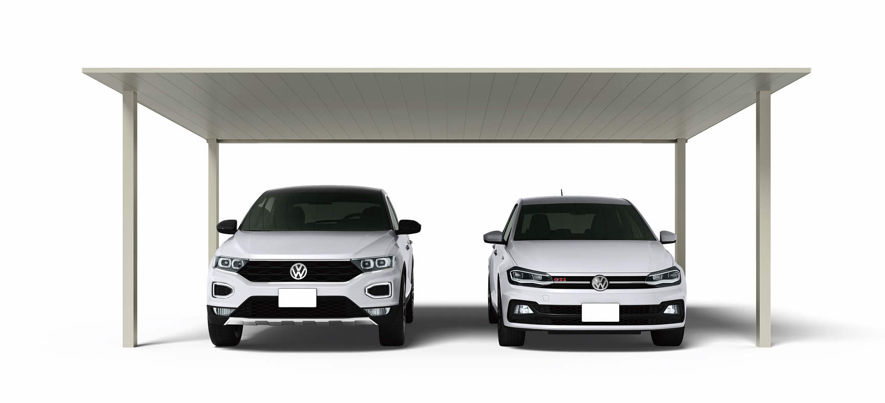 YKK AP プレーンルーフ 600タイプ 2台用50-60 H22 H2色
