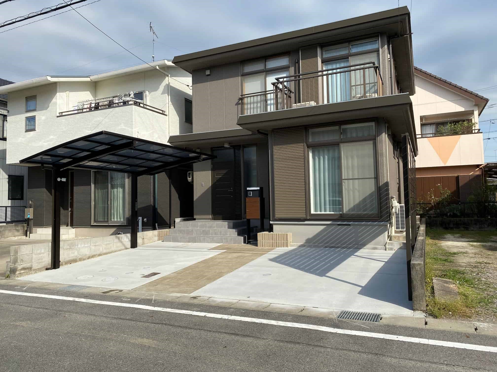 岡崎市の外構リフォーム:玄関ポーチをおしゃれにリフォーム