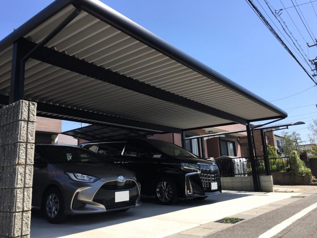 岡崎市のセッパンカーポートの施工事例