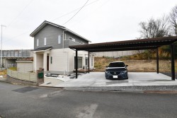 カーポート ガレージギャラリー 無料見積 カーポート ウッドデッキ テラス屋根は愛知県のエクステリア 外構 ライフ ランド